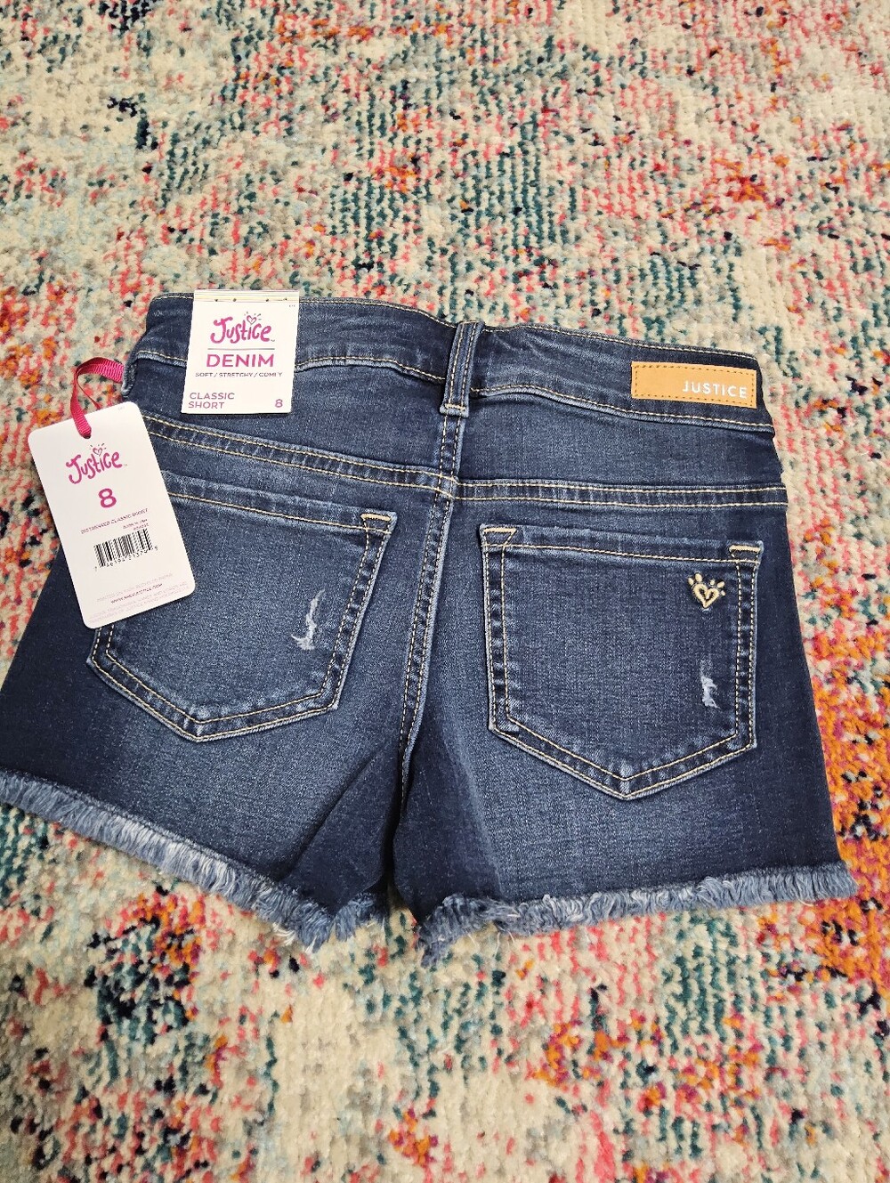 Bundle 2 Pair Girls Shorts Size 8 and 7/8 - Picture 5 of 5